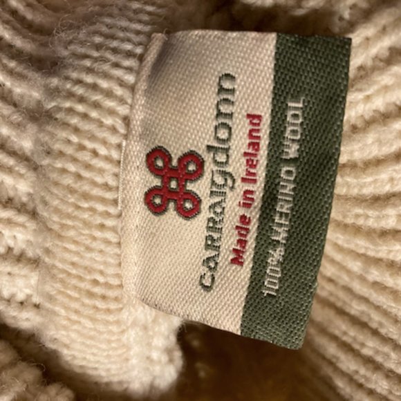 Carraig Donn Women's XS 100% Merino Wool Turtleneck Sweater - Picture 2 of 5